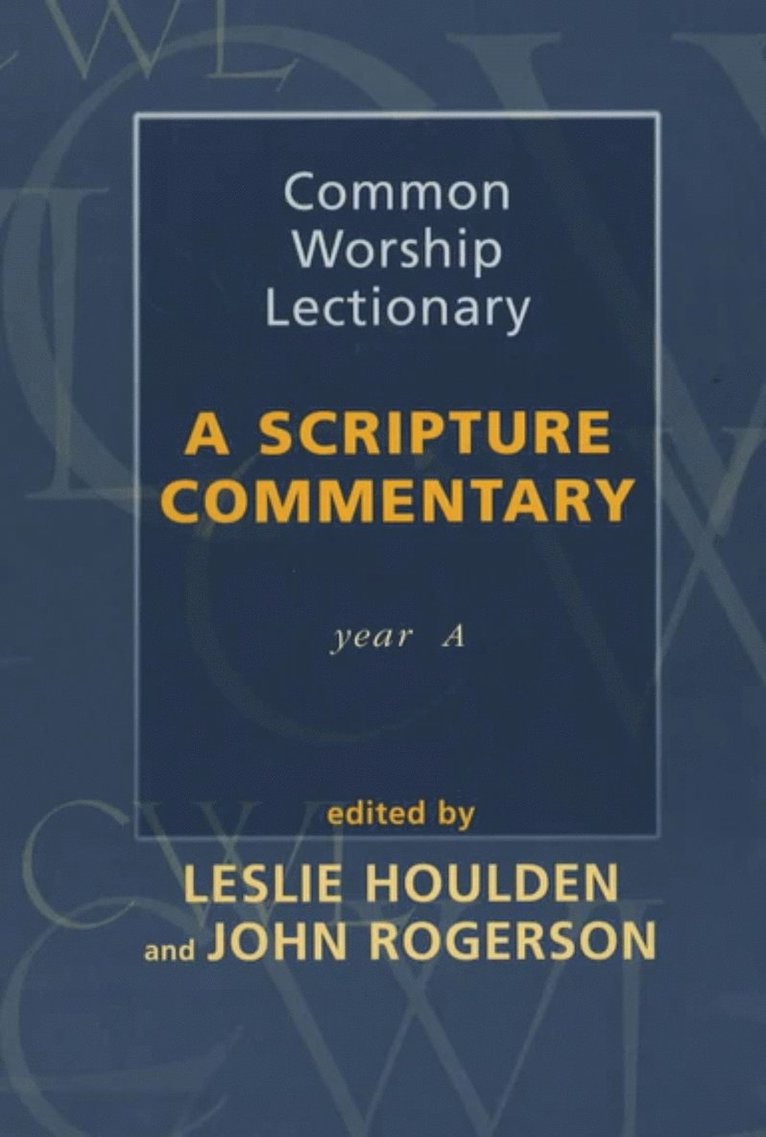 Leslie Houlden, John Rogerson, Leslie Houlden - Common Worship Lectionary, Häftad