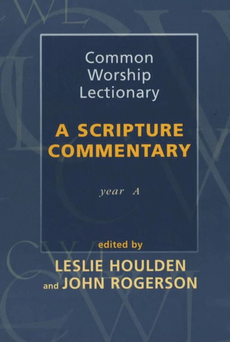 Common Worship Lectionary 1