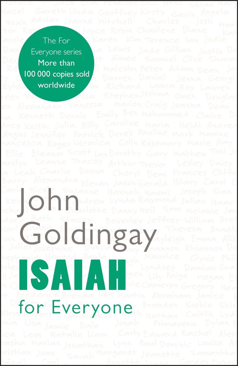 John Goldingay, The Revd Dr John (Author) Goldingay - Isaiah for Everyone, Häftad