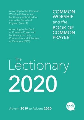 bokomslag Common Worship Lectionary 2020