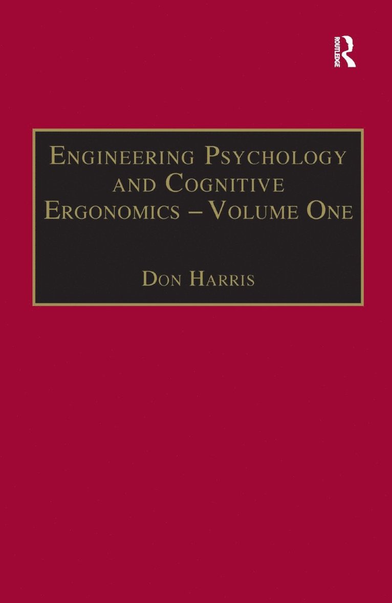 Don Harris - Engineering Psychology and Cognitive Ergonomics, Inbunden