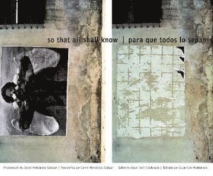bokomslag So That All Shall Know/Para Que Todos Lo Sepan
