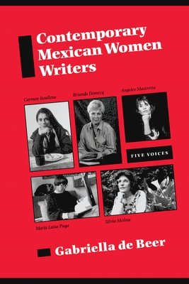 bokomslag Contemporary Mexican Women Writers