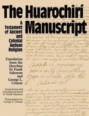 Frank Salomon - Huarochiri Manuscript, Häftad