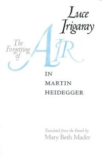 bokomslag The Forgetting of Air in Martin Heidegger