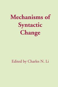 bokomslag Mechanisms of Syntactic Change