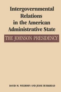 bokomslag Intergovernmental Relations in the American Administrative State