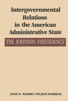 bokomslag Intergovernmental Relations in the American Administrative State