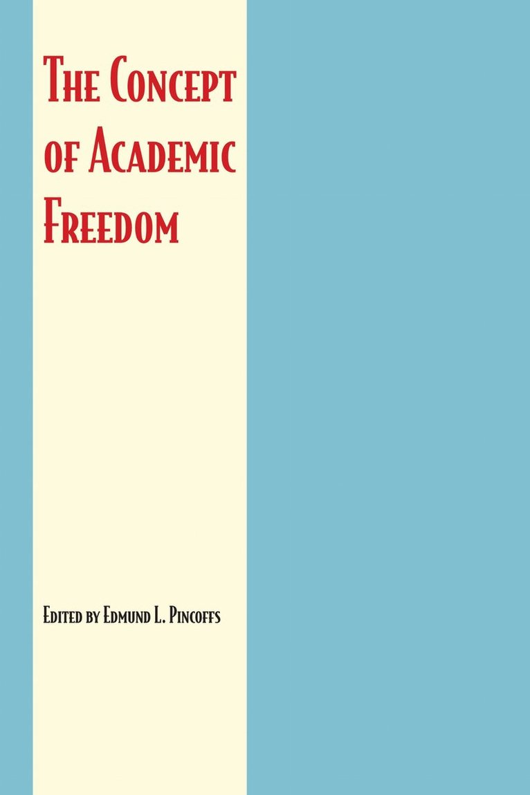 Concept of Academic Freedom