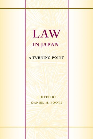 bokomslag Volume 19Law in Japan