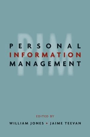 William P. Jones, Jaime Teevan - Personal Information Management, Häftad