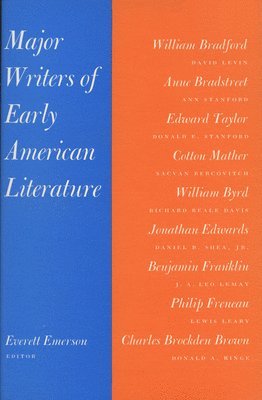 bokomslag Major Writers of Early American Literature