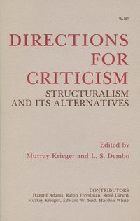 bokomslag Directions for Criticism