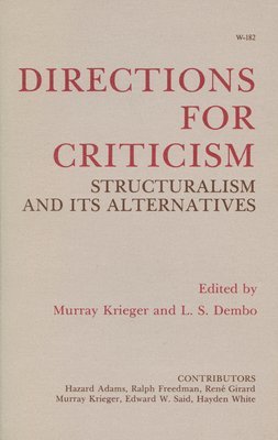 Directions for Criticism 1