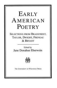 bokomslag Early American Poetry