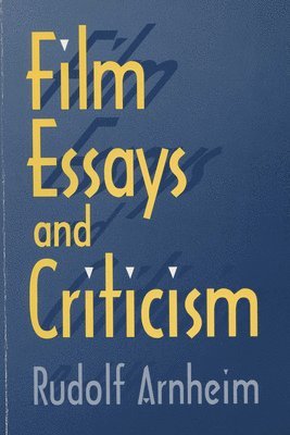 Film Essays and Criticism 1