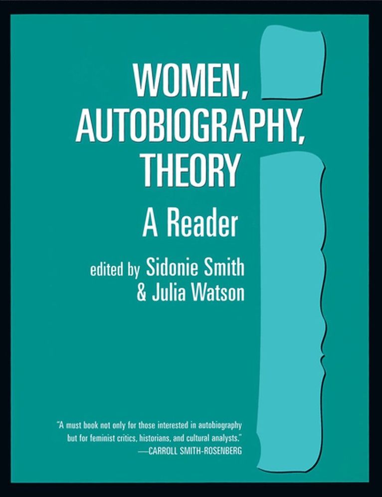 Women, Autobiography, Theory 1