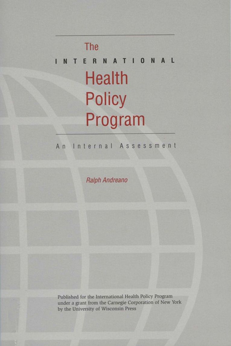 The International Health Policy Program 1