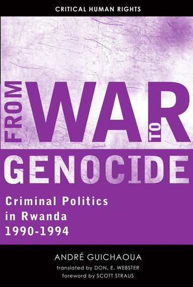 André Guichaoua - From War to Genocide, Häftad
