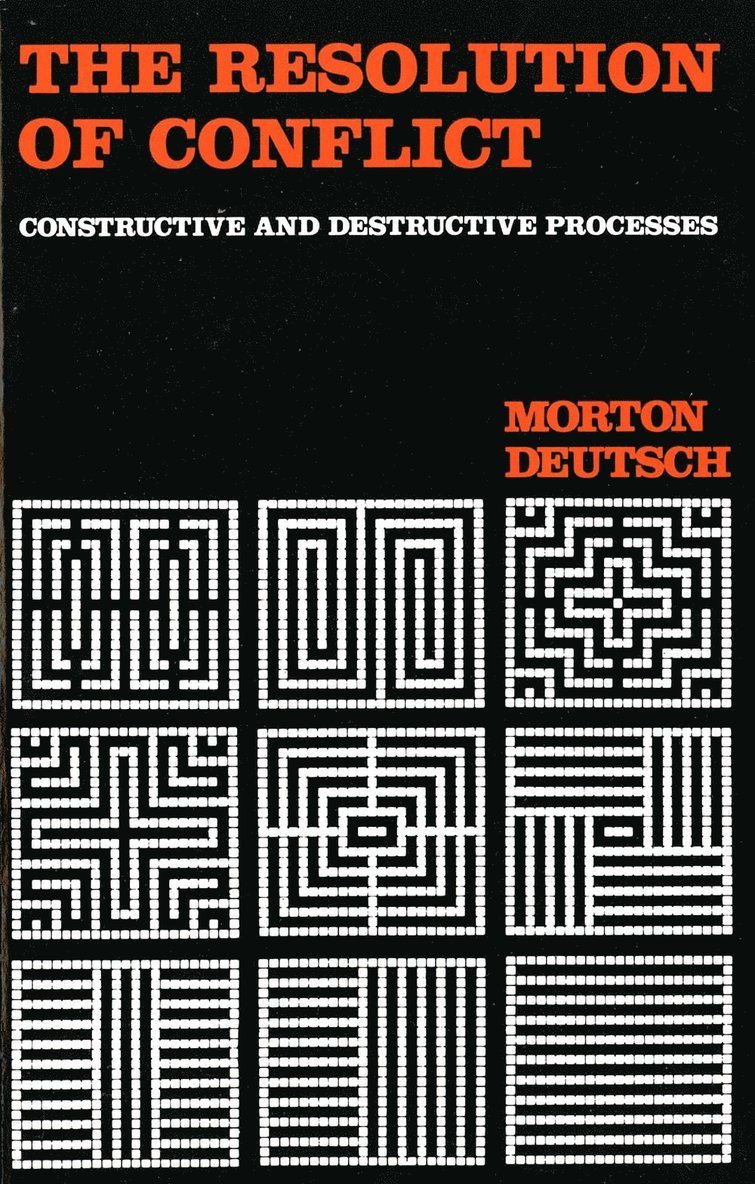 Morton Deutsch - Resolution of Conflict, Häftad