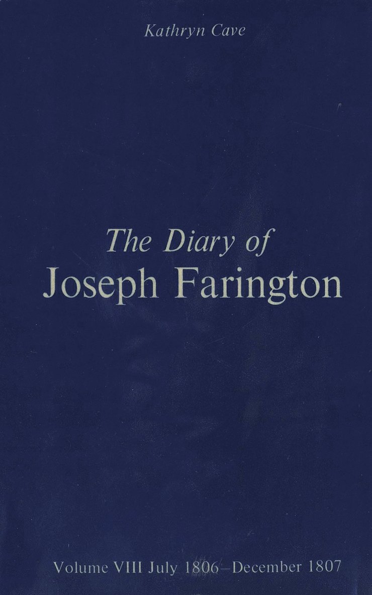 The Diary of Joseph Farington 1