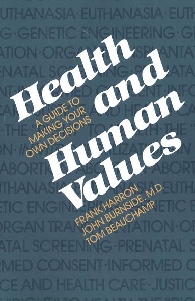 bokomslag Health and Human Values