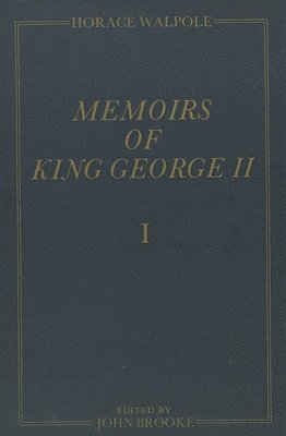 Memoirs of King George II 1