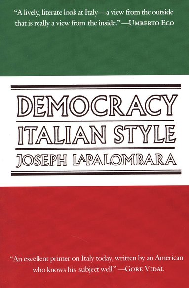 bokomslag Democracy, Italian Style