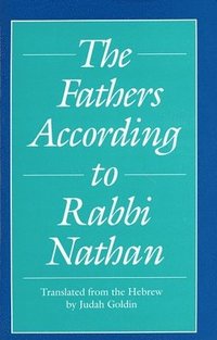 bokomslag The Fathers According to Rabbi Nathan