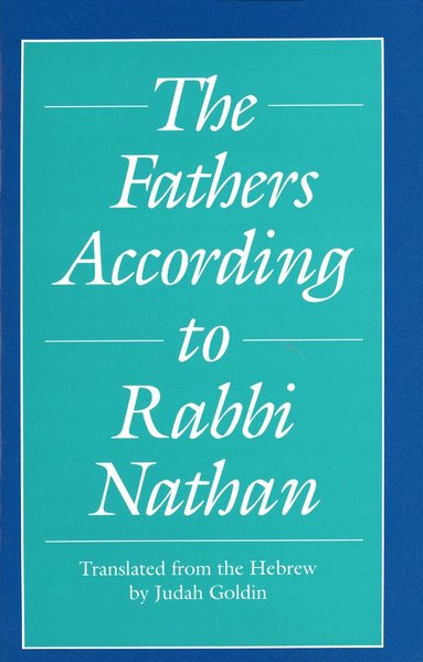 Fathers According to Rabbi Nathan, Häftad