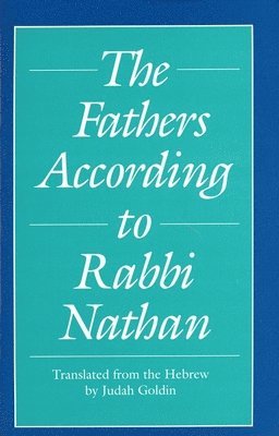 The Fathers According to Rabbi Nathan 1