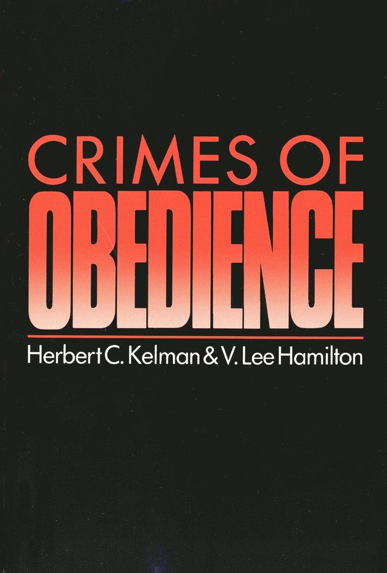 Crimes of Obedience 1