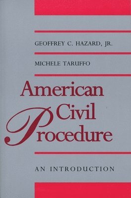 bokomslag American Civil Procedure: An Introduction