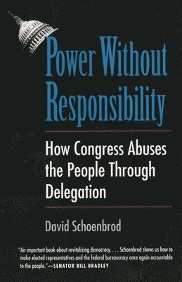 David Schoenbrod - Power Without Responsibility, Häftad