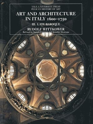 bokomslag Art and Architecture in Italy, 1600-1750