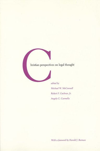 bokomslag Christian Perspectives on Legal Thought