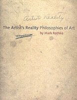 bokomslag The Artist's Reality: Philosophies of Art