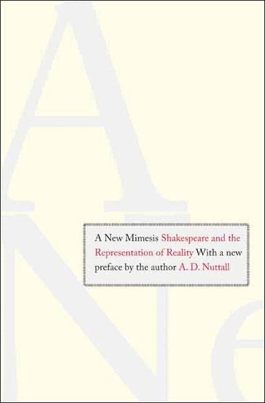 A. D. Nuttall - New Mimesis, Häftad