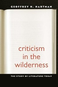 bokomslag Criticism in the Wilderness