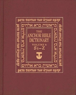 bokomslag The Anchor Yale Bible Dictionary, Si-Z