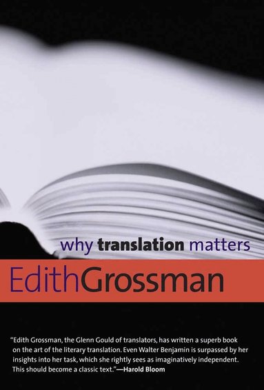 Edith Grossman - Why Translation Matters, Häftad