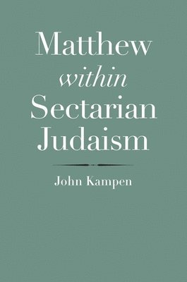 bokomslag Matthew within Sectarian Judaism