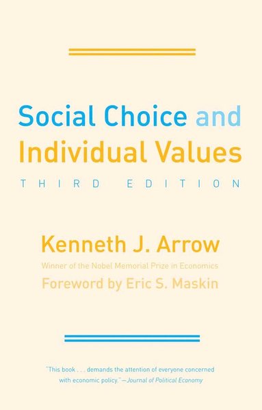 bokomslag Social Choice and Individual Values