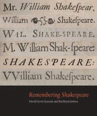 bokomslag Remembering Shakespeare