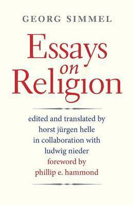 Georg Simmel, Horst Jürgen Helle - Essays on Religion, Häftad