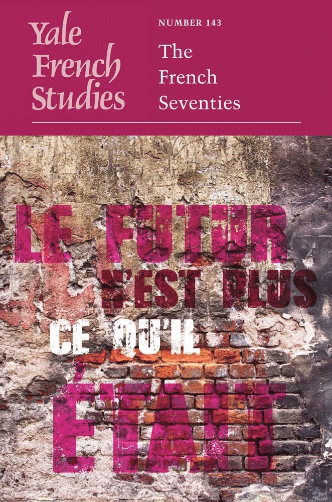 Yale French Studies, Number 143