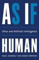 bokomslag As If Human: Ethics and Artificial Intelligence