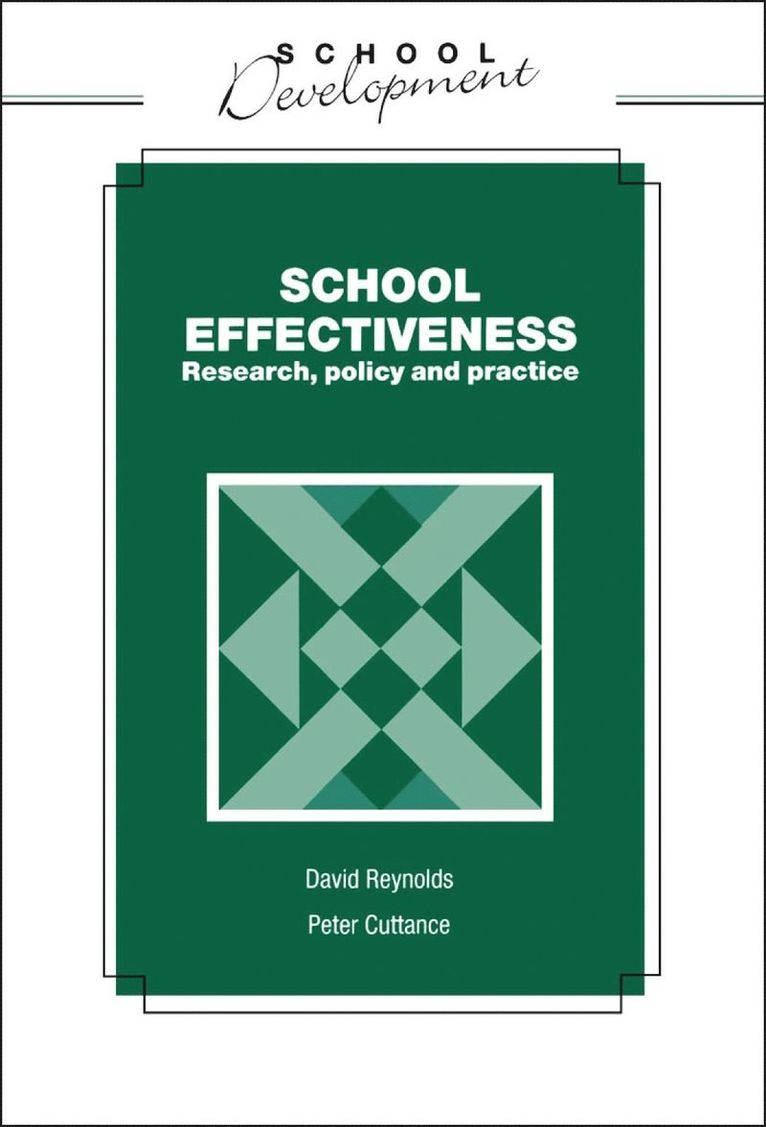 David Reynolds - School Effectiveness, Häftad