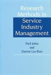 bokomslag Research Methods in Service Industry Management