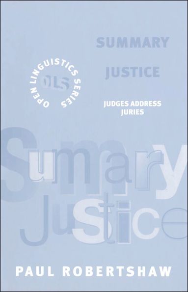 bokomslag Summary Justice